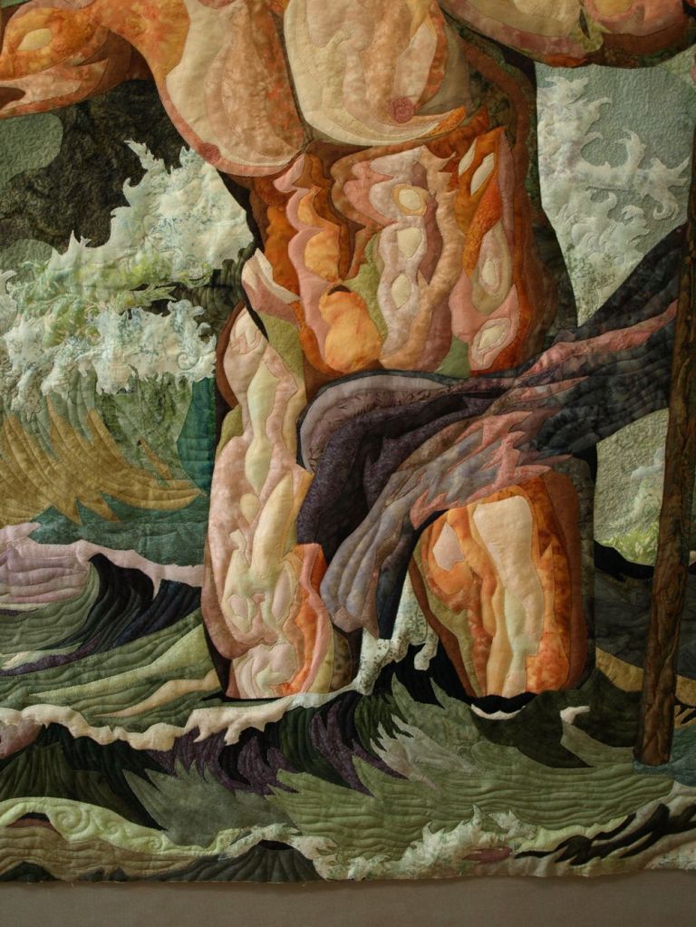 The Wrath of Poseidon quilt by Marilyn Belford